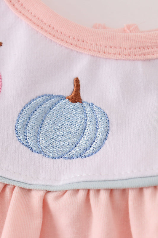Pumpkin Embroidered Bubble