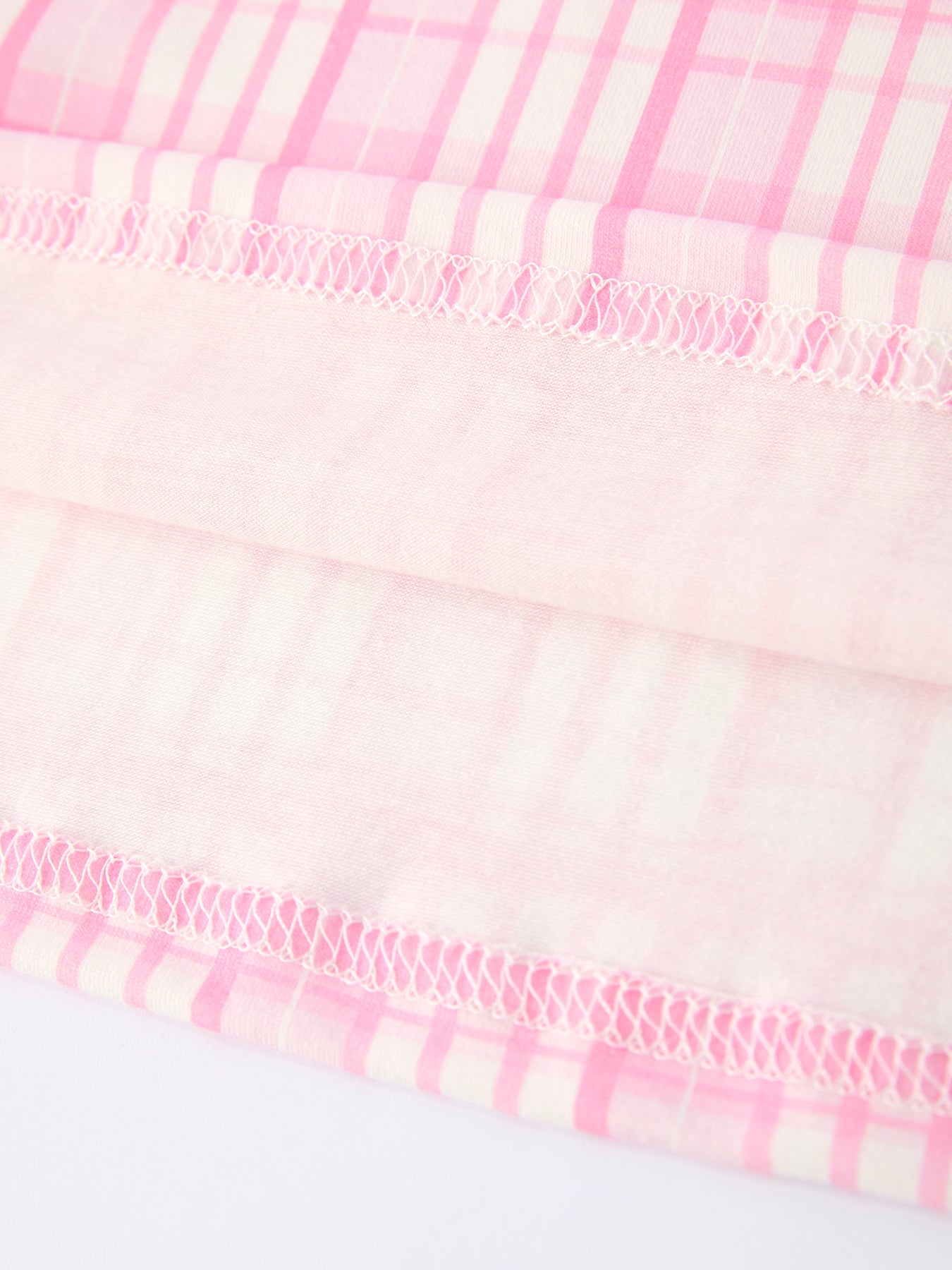 Valentine's Day Pink Plaid Smocked Heart Embroidery Girls Dress