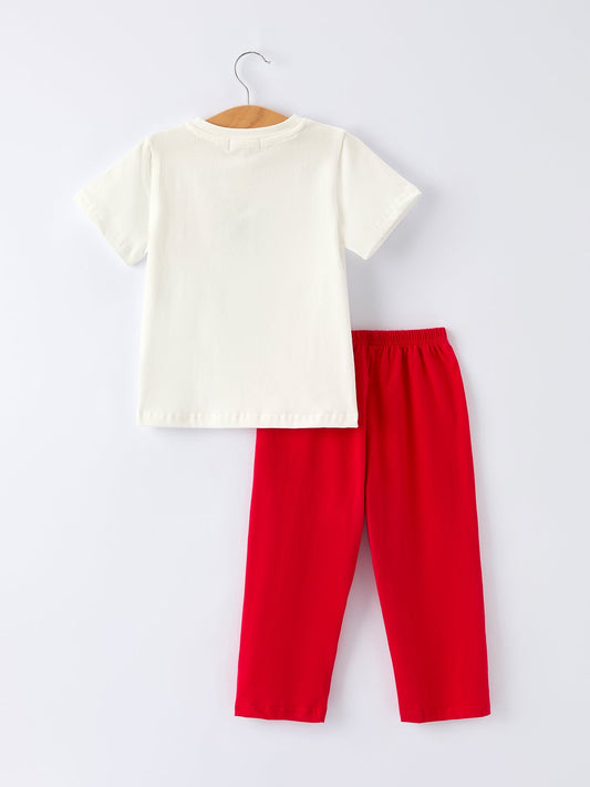 Valentine's Day "BE ❤ MINE" Embroidered Boy's Set