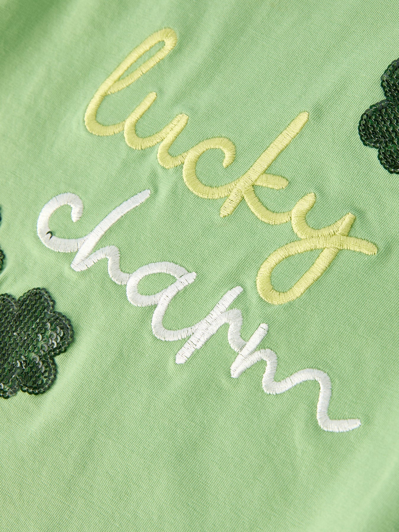 St. Patrick's Day Lucky Charm Green Tutu Skirt Set