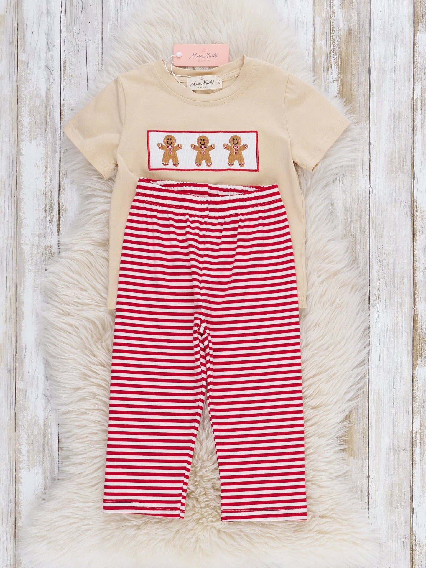 Gingerbuddies Smocked Pajamas