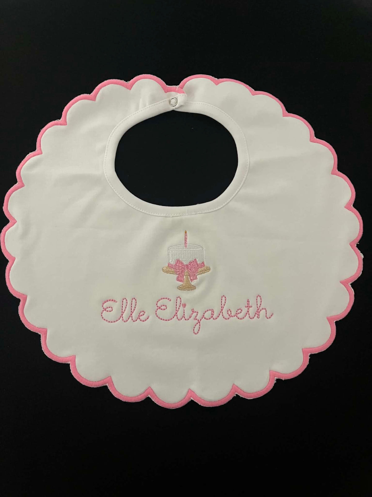 Personalized Birthday Bib