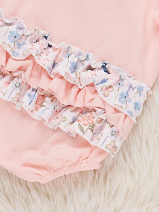 Playbook & Petals Embroidered Romper