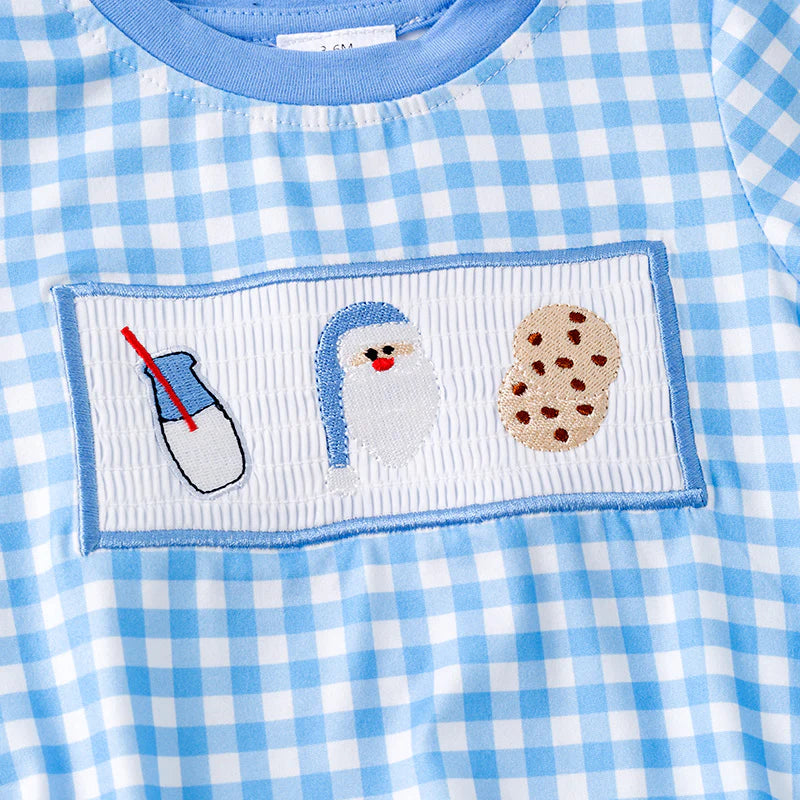 Milk and Cookies Christmas romper