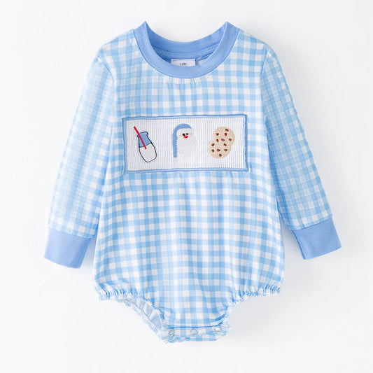 Milk and Cookies Christmas romper