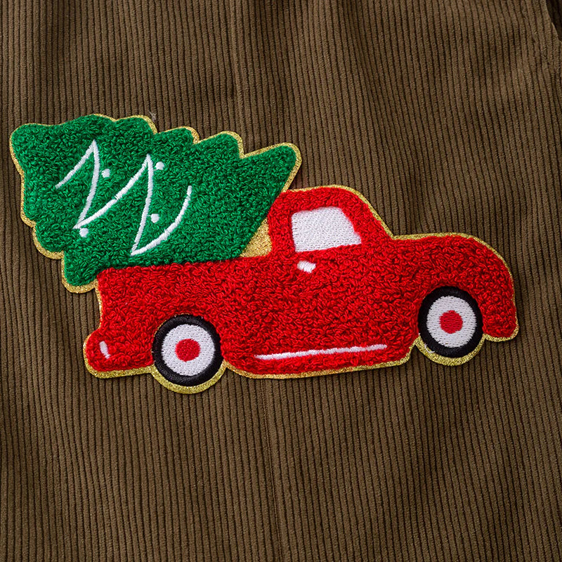 Christmas Truck 2-piece romper set