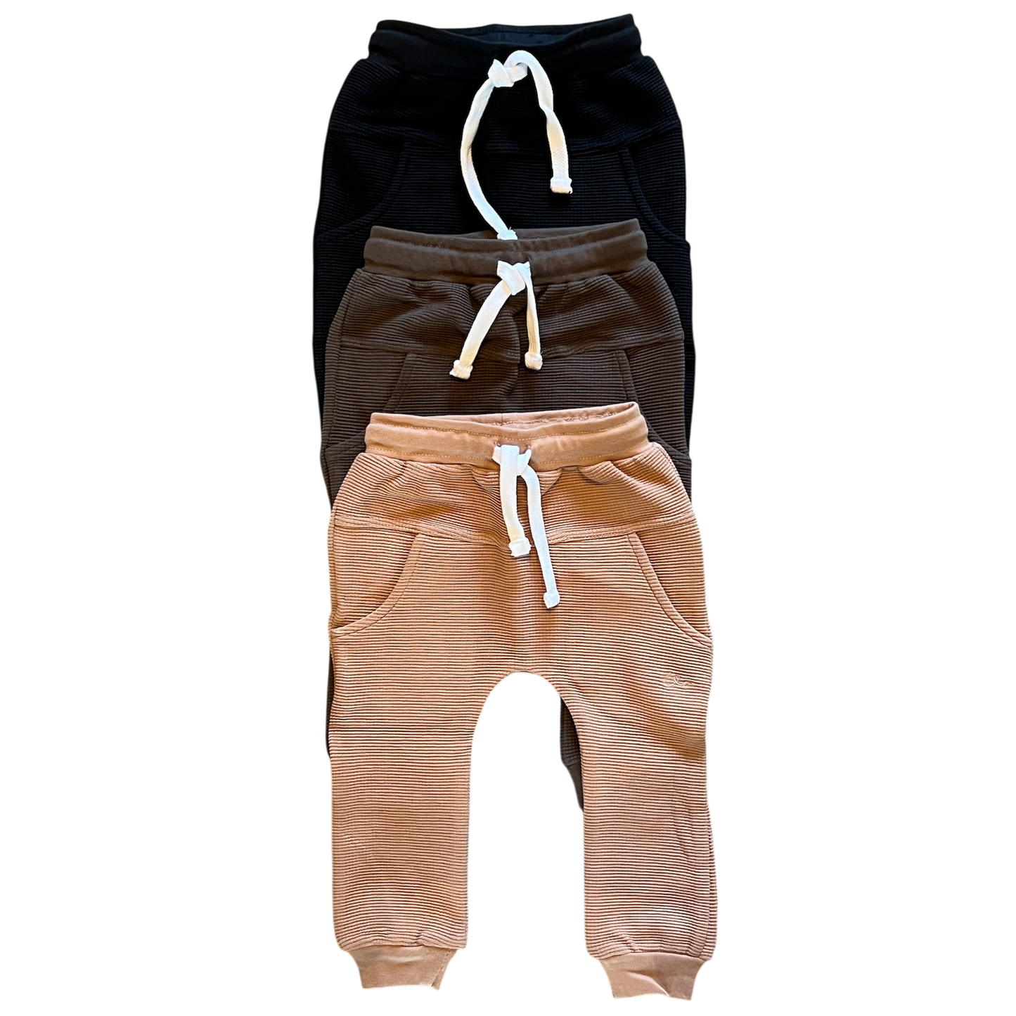 Cocoa Waffle Knit Joggers