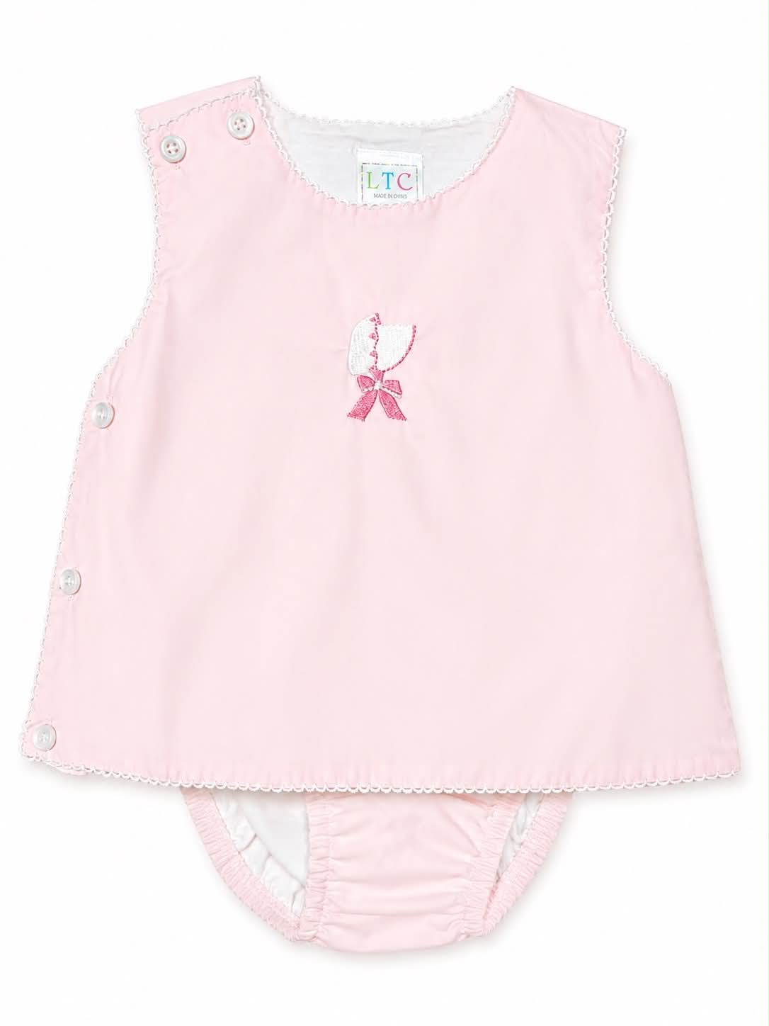 Bonnet Baby embroidered diaper set