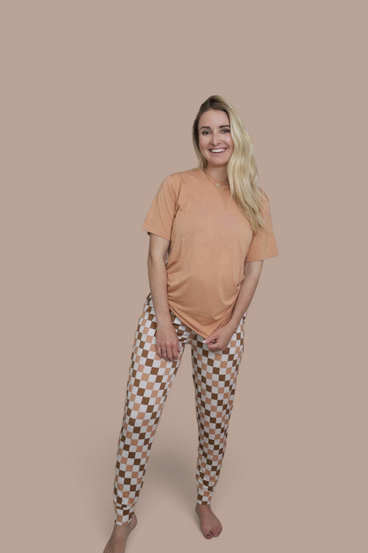 CHESTNUT CHECKERS MEN'S DREAM JOGGER SET