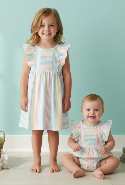 Ruffled Smocked Dress