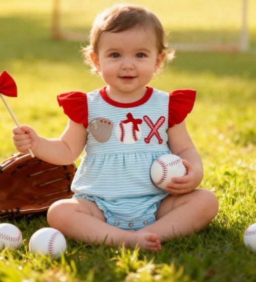 Baseball Embroidered Bubble