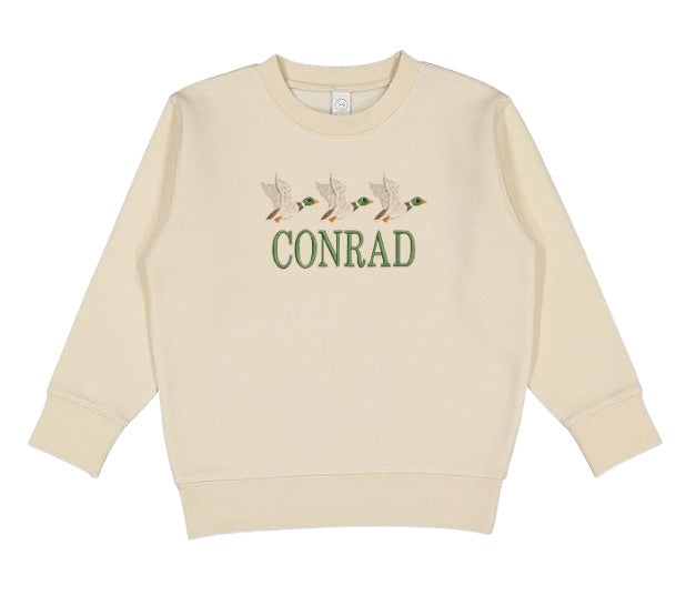 Personalized Mallard Duck Sweatshirt