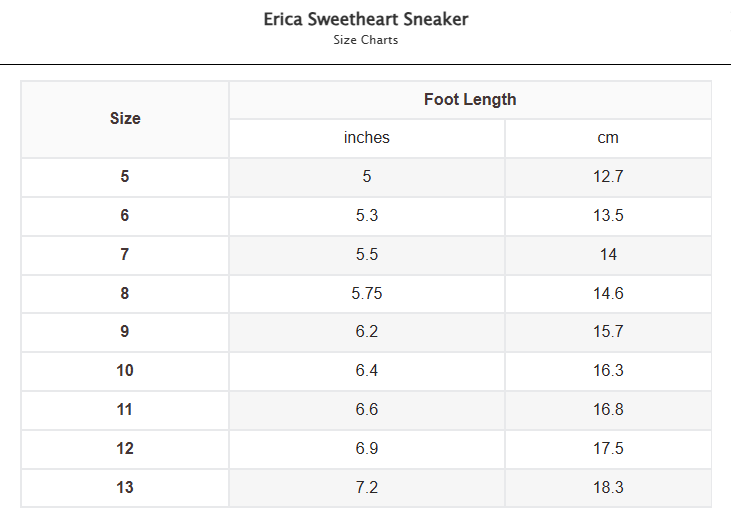 Erica Sweetheart Sneaker