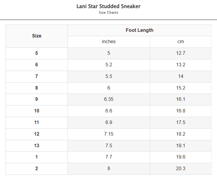 Lani Star Studded Sneaker