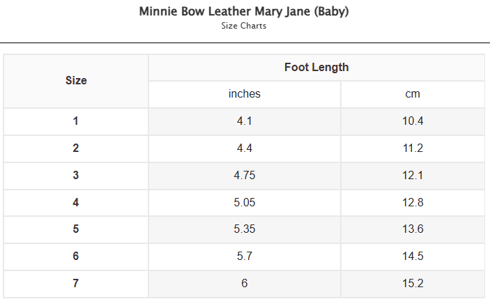 Minnie Bow Leather Mary Jane (Baby/Toddler)