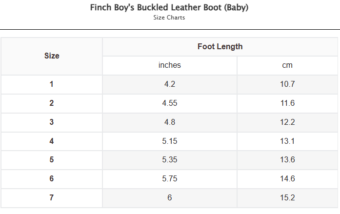 Finch Boy's Buckled Leather Boot (Baby/Toddler)