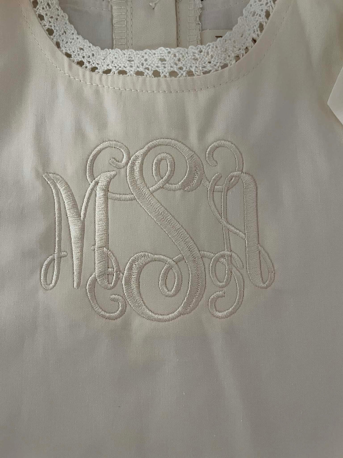 Heirloom Pearl Smocked Diaper Set