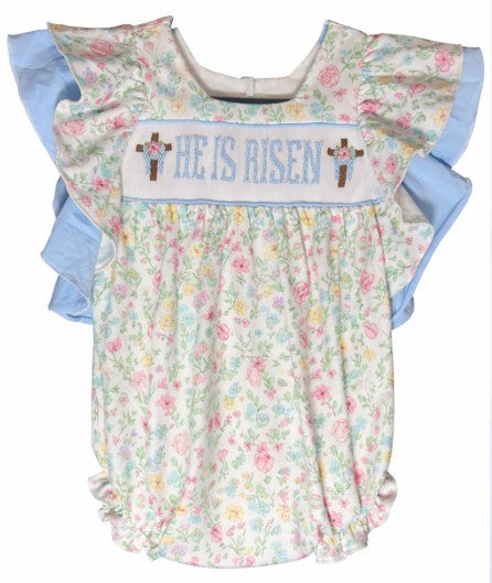 Hand Smocked "He is Risen" Bubble