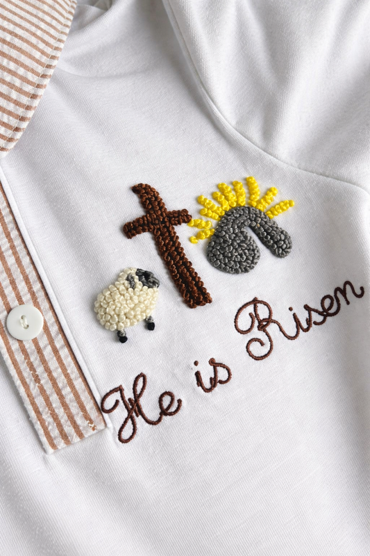 French Knot He is Risen short set