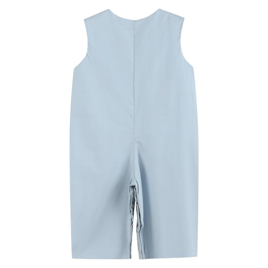 Light Gray 'Boo' Applique Longalls