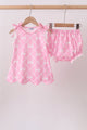 Pink Bow Bloomer Set