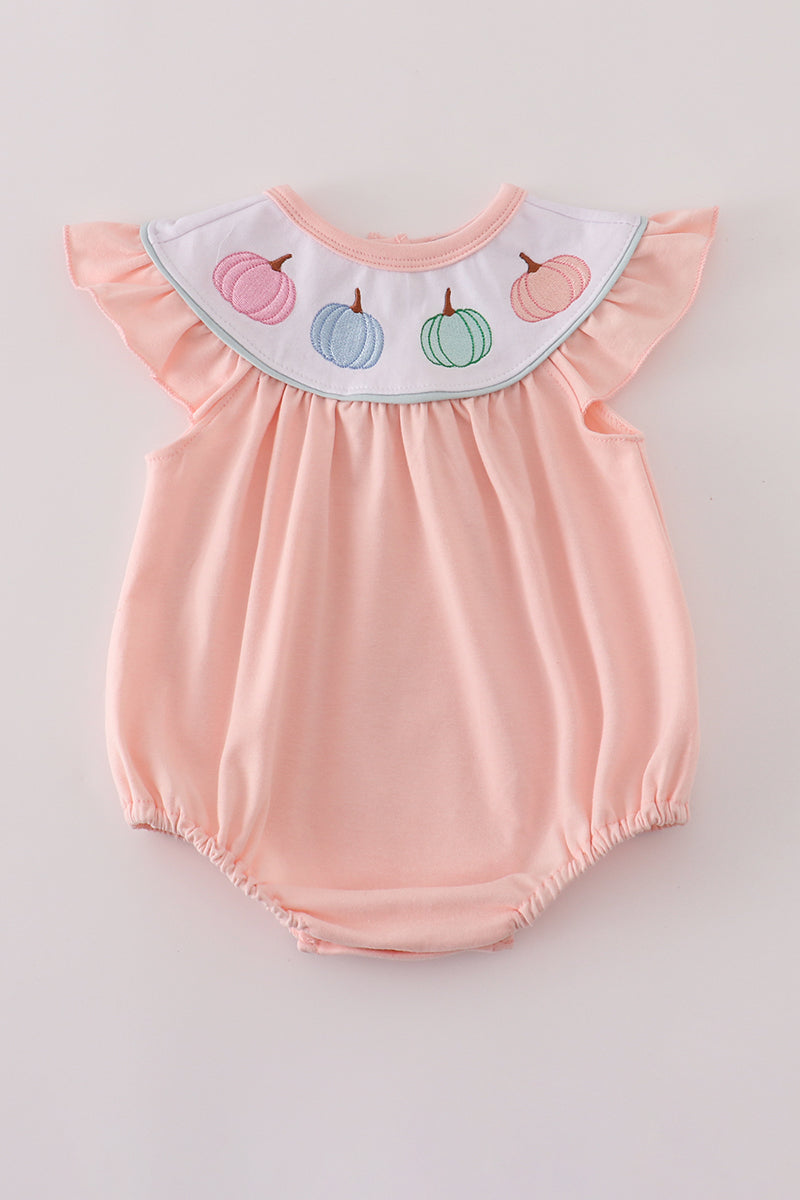 Pumpkin Embroidered Bubble