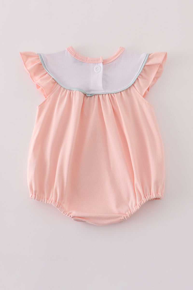 Pumpkin Embroidered Bubble