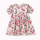 Cherry Picnic Puff Sleeve Bamboo Dress