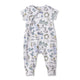 Seashore Baby Zipper Romper – Bamboo with Convertible Cuffs