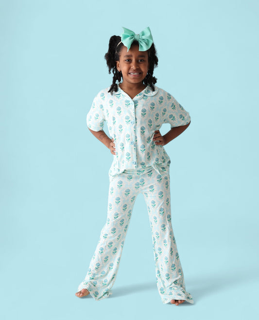 BLUE RIBBON BLOOMS DREAM GIRL'S FLARE SET