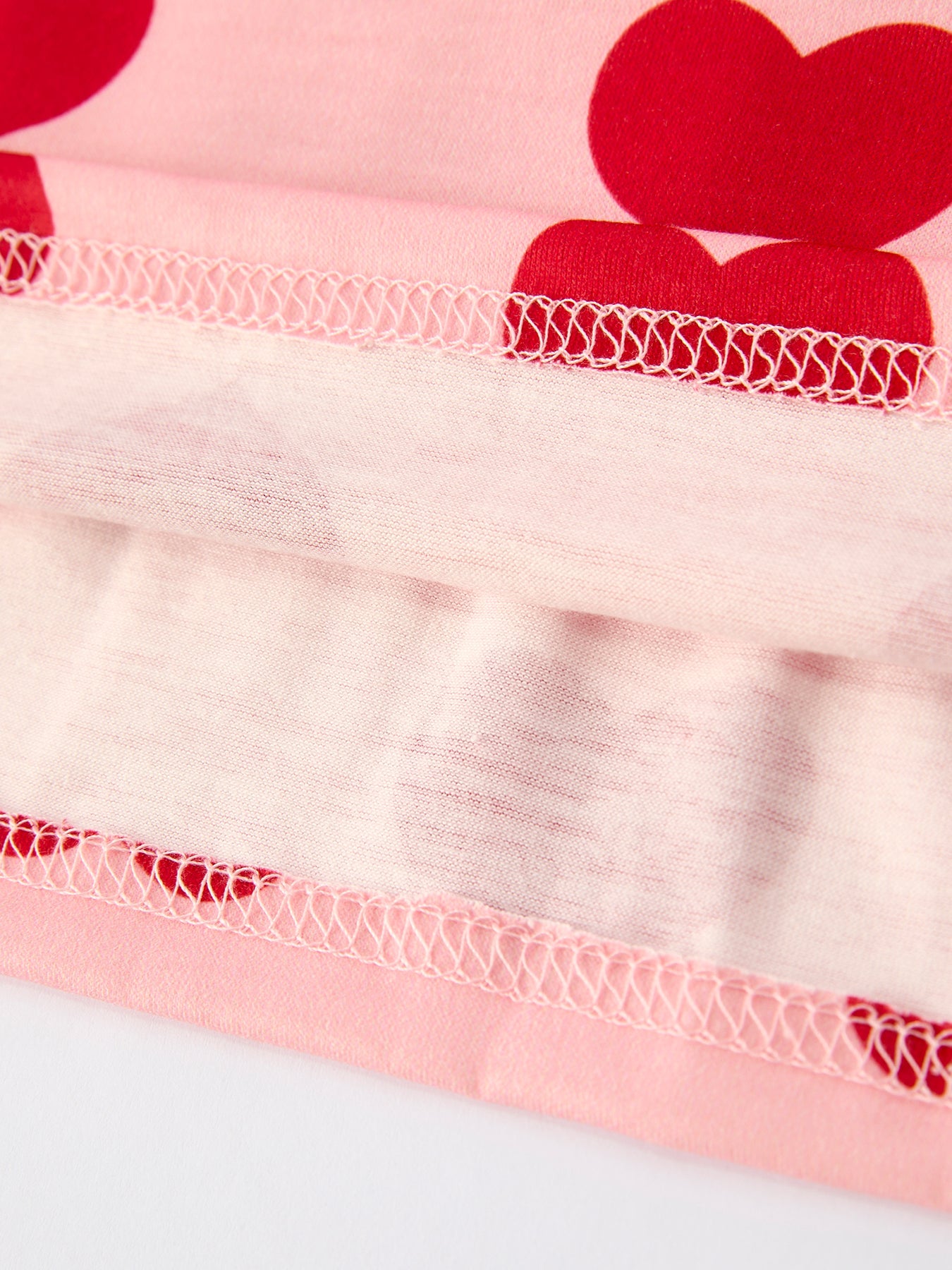 Valentine’s Girls Long Sleeve 3-Piece Dress Set with Hearts and Stripes