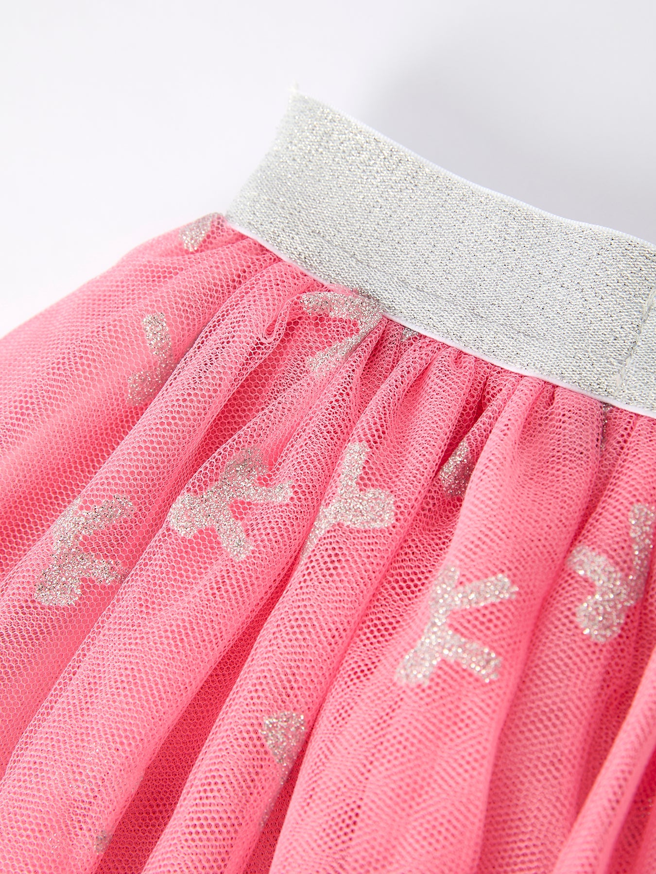 FAITH Letter Sweatshirt and Pink Tulle Skirt Set