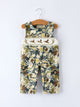 Camo Duck Smocking Embroidery Baby Boy Romper