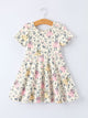 Easter Vintage Bunny Girls Twirl Dress