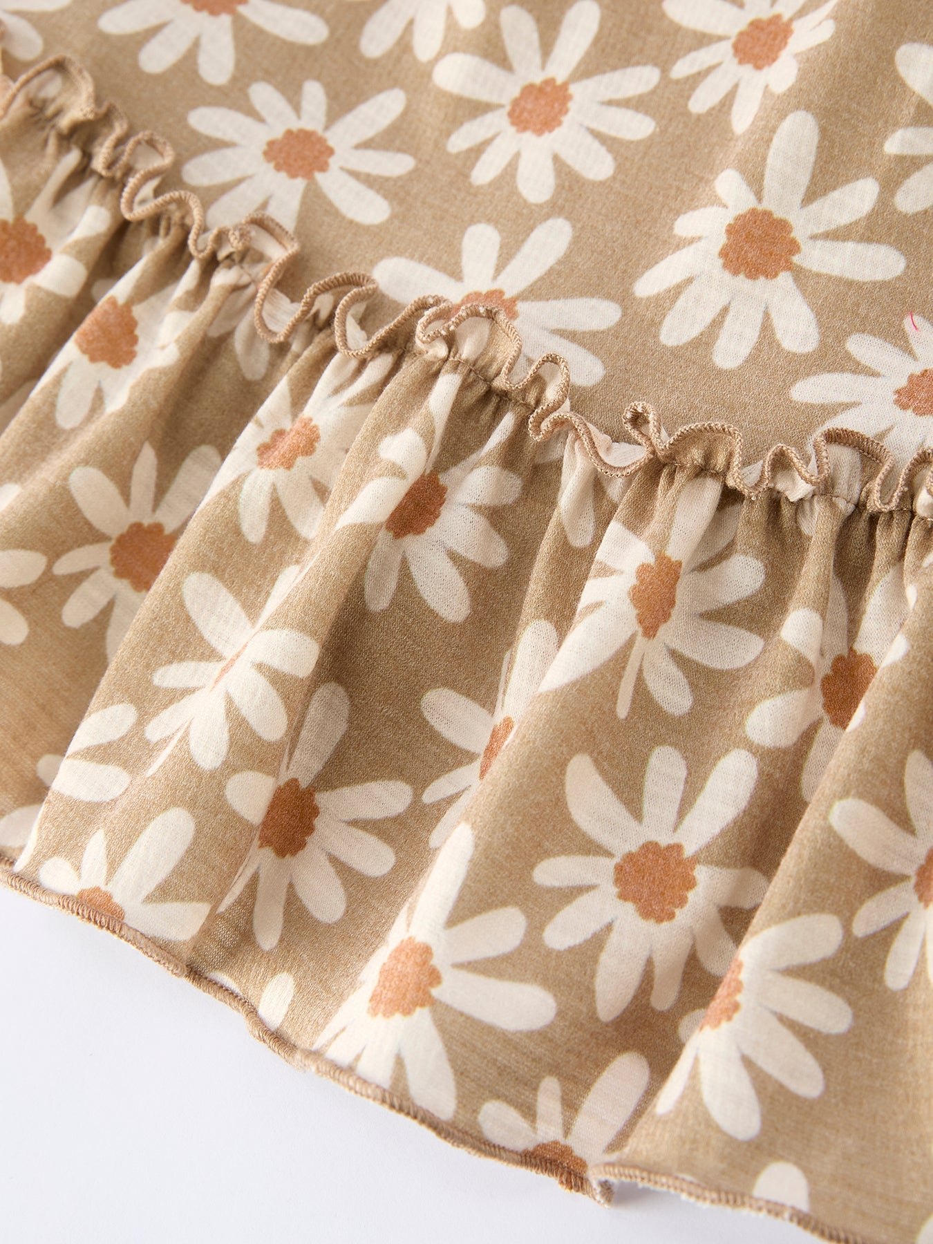 Floral Daisy Girl Spaghetti Strap Summer Dress