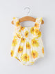 Sunflower Girls Smocked Summer Ruffle Romper