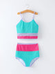Mommy me "Blue and Red Stripes" Women's Swimsuit