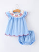 4th of July Flag Girls Bloomer Set Ruffle Collar