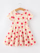 Girls Back To School Apple Pencil Twirl Dress