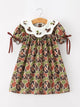 Duck Camo Embroidered Duck Girl Dress Short Sleeves