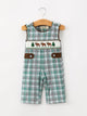 Plaid Moose Smocked Baby Boy JonJon