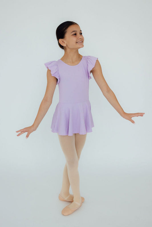 Lavender S/S Twirl Leotard