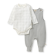 Plaid Infant Boy Jumpsuit & Bodysuit Set