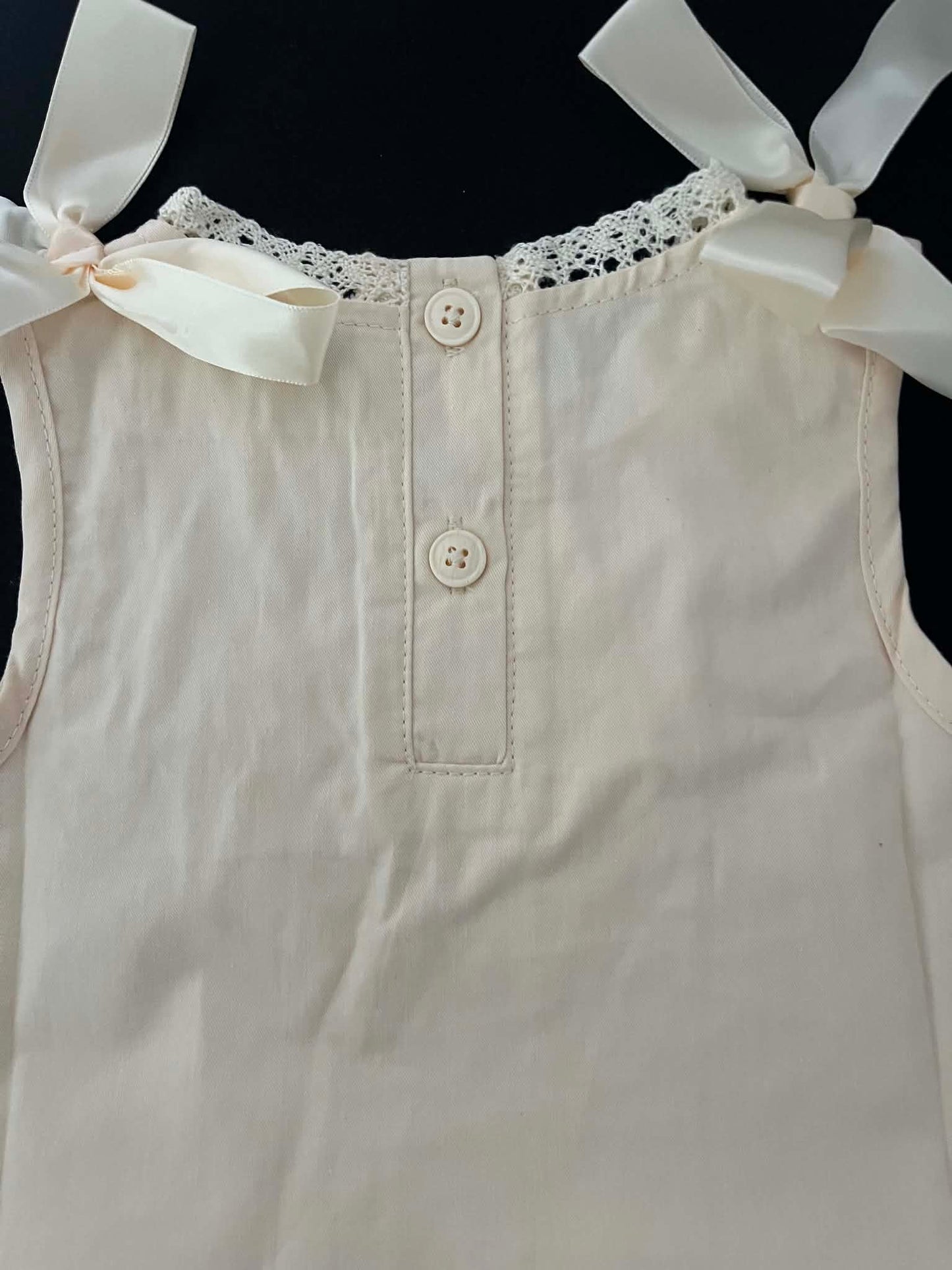 Heirloom Pearl Smocked Diaper Set
