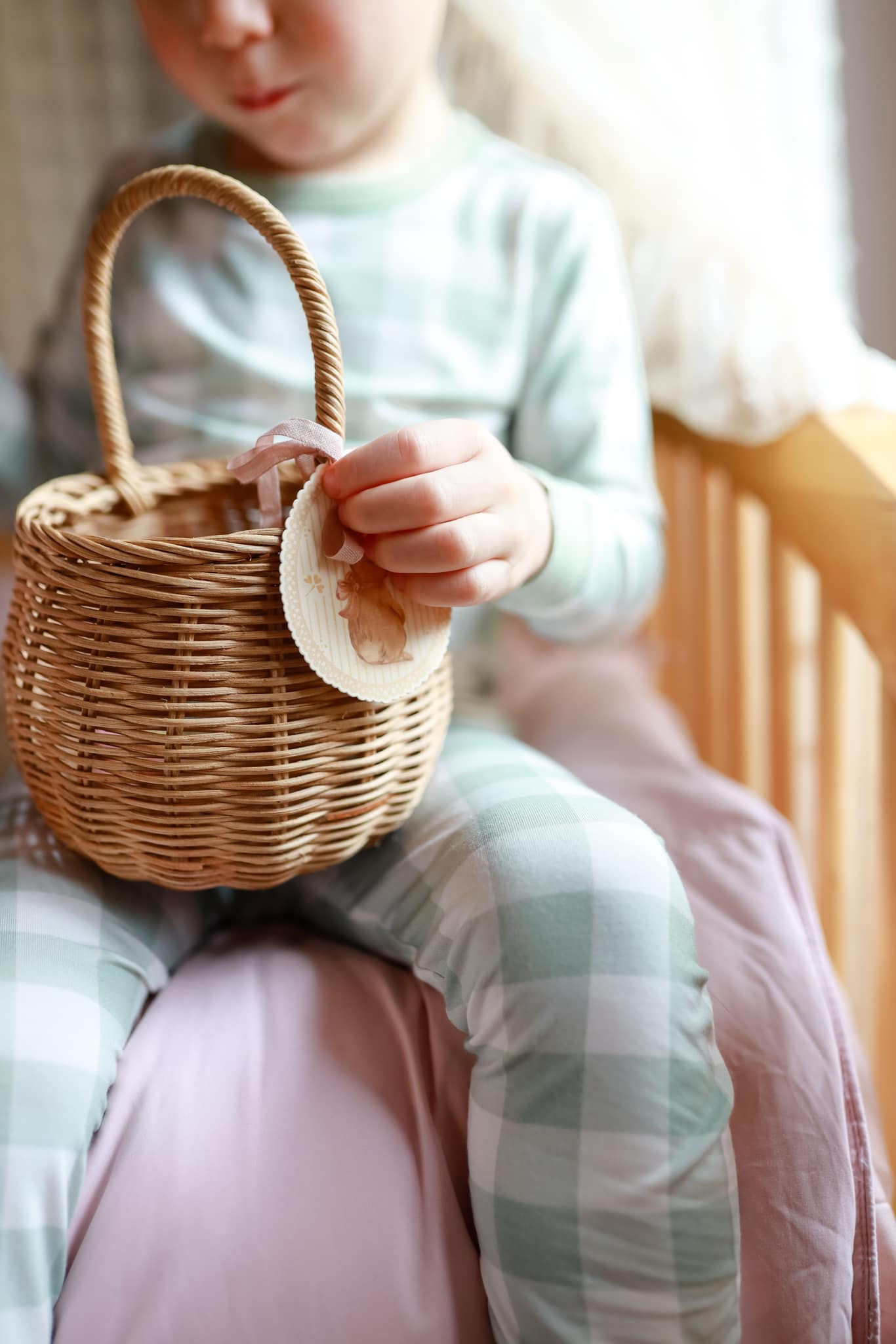 Sage Gingham 2pc Bamboo Pajamas