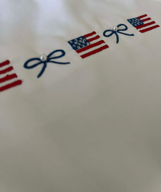 God Bless America diaper set