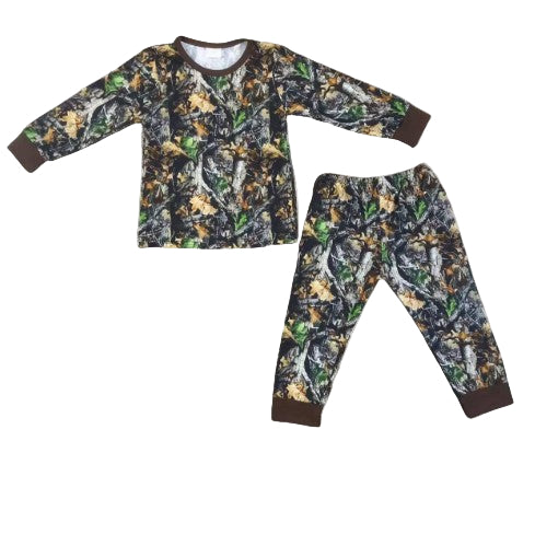Camo 2pc bamboo pajama set