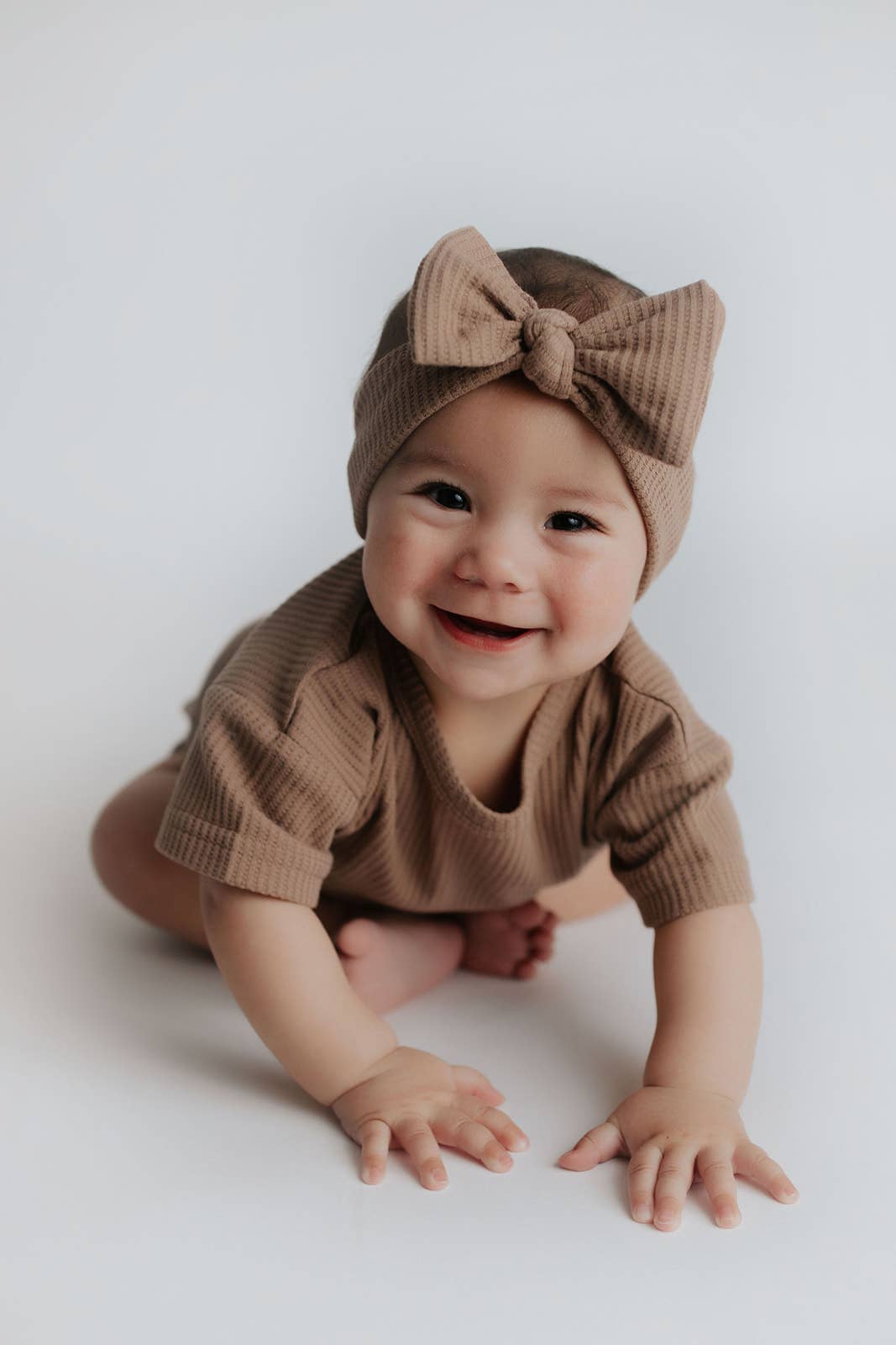 Cocoa Sands Neutral Summer Waffle Toddler Top & Bottom Set