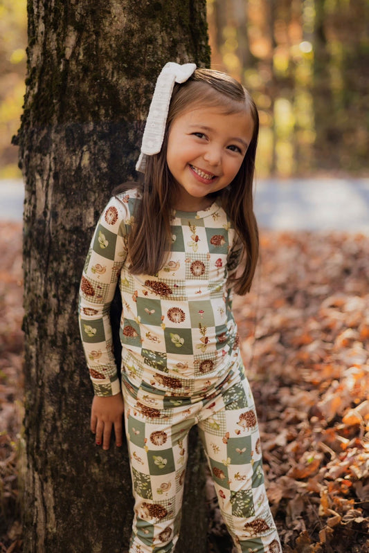 Harvest Hedgehogs 2pc Bamboo Pajamas
