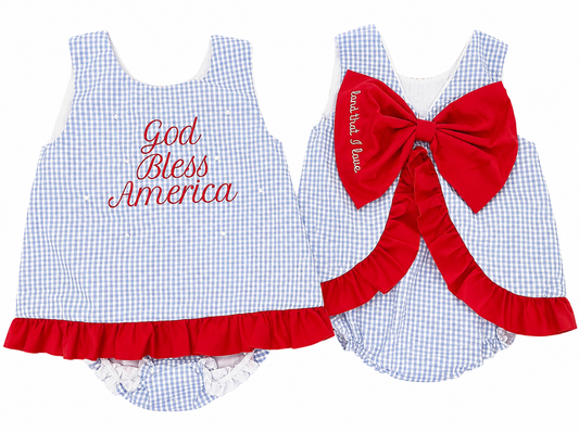 God Bless America swing back set